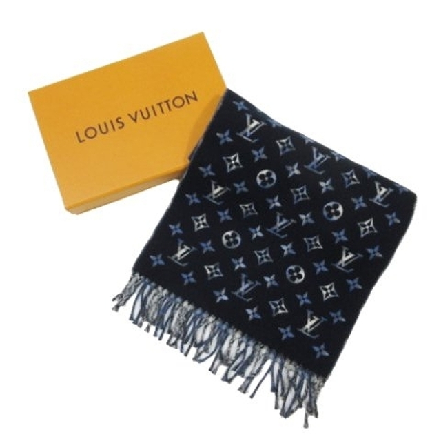 LOUIS VUITTON(ルイヴィトン)のルイヴィトン エシャルプ モノグラムグラディエントタータン M71348 メンズのファッション小物(マフラー)の商品写真