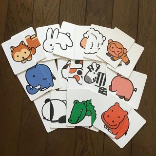 絵合わせ☆カード☆動物(知育玩具)