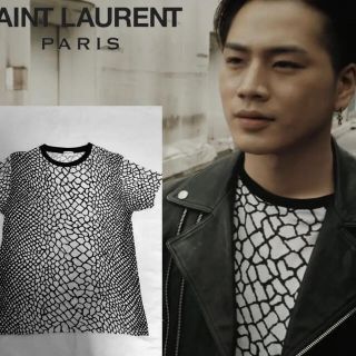 サンローラン(Saint Laurent)のサンローラン クロコダイルプリント Tシャツ 登坂広臣 着用 ハイロー(Tシャツ/カットソー(半袖/袖なし))