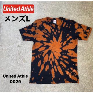 メンズ服 タイダイ染め ブリーチ加工 カットソー Tシャツ 新品 丸首 ゆるだぼ(Tシャツ/カットソー(半袖/袖なし))