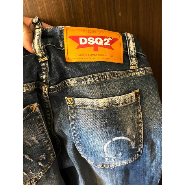 DSQUARED2 ディースクエアード ダメージジーンズ ジッパー