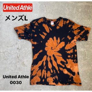 メンズ服 タイダイ染め ブリーチ加工 カットソー Tシャツ 新品 丸首 ゆるだぼ(Tシャツ/カットソー(半袖/袖なし))