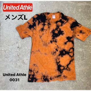 メンズ服 タイダイ染め ブリーチ加工 カットソー Tシャツ 新品 丸首 ゆるだぼ(Tシャツ/カットソー(半袖/袖なし))