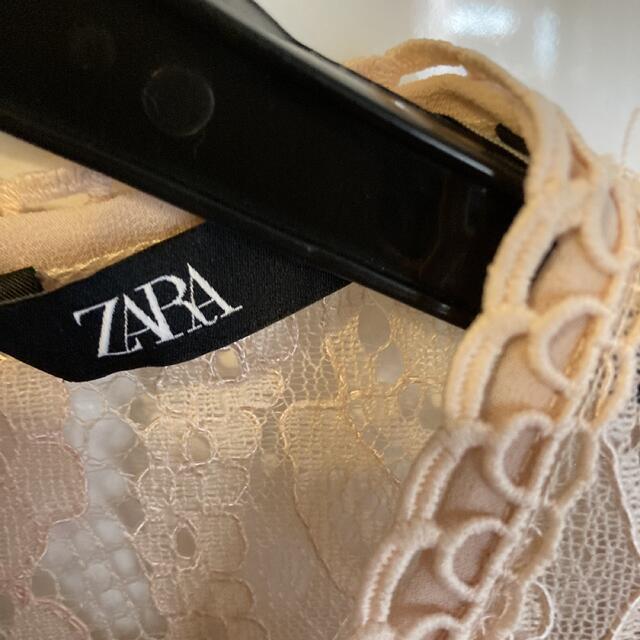 ZARA(ザラ)のZARAのレースブラウス レディースのトップス(シャツ/ブラウス(半袖/袖なし))の商品写真