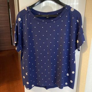 ユニクロ(UNIQLO)のドット柄のＴシャツ(Tシャツ(半袖/袖なし))