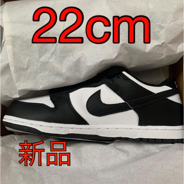 新品 NIKE ダンクロー パンダ 22.0cm