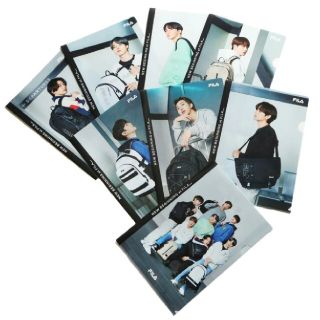 fila  クリアファイル　BTS 特典　ノベルティ(アイドルグッズ)