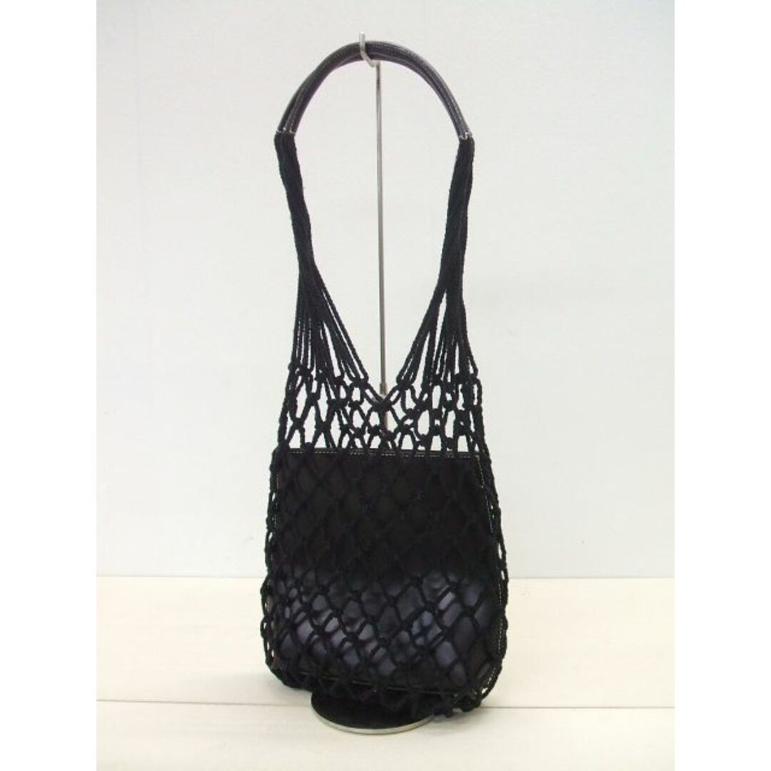 SEA(シー)のSEA カウレザー手編みコットンメッシュバッグ シー レディースのバッグ(ハンドバッグ)の商品写真
