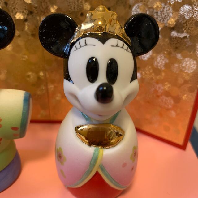 Disney(ディズニー)の雛人形　東京ディズニーランド　ミッキーミニー　陶器 エンタメ/ホビーのおもちゃ/ぬいぐるみ(キャラクターグッズ)の商品写真
