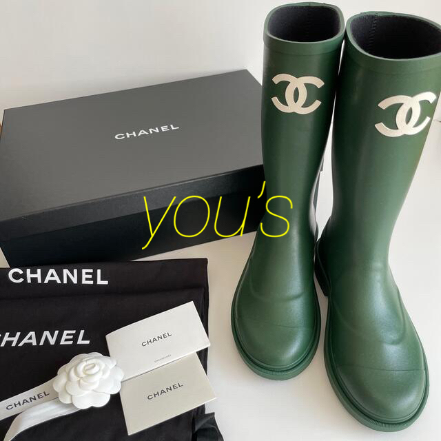 ♡まるこ様専用♡CHANEL シャネル レインブーツ♡-