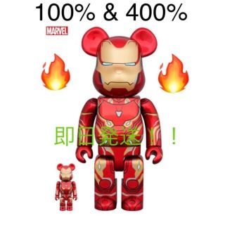 ベアブリック(BE@RBRICK)のBE@RBRICK IRON MAN MARK 50 100％ & 400％(アメコミ)