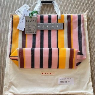 マルニ(Marni)のマルニマーケット ストライプバッグ(トートバッグ)