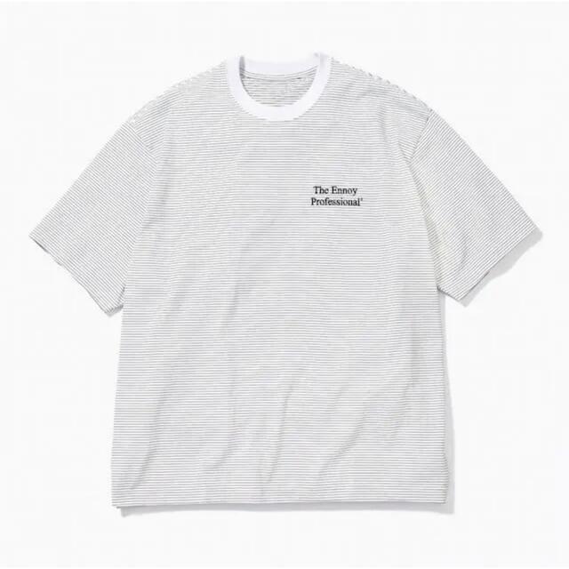 ennoy S/S Border T-Shirt  WHITE × BLACK