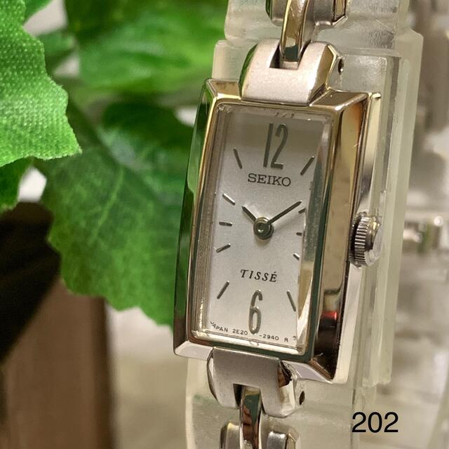 SEIKO(セイコー)の202 SEIKO セイコー レディース TISSE 腕時計 クオーツ式 角型 レディースのファッション小物(腕時計)の商品写真