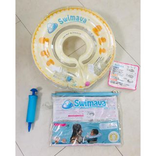 スイマー(SWIMMER)のSwimava スイマーバ うきわ首リング ダックイエロー 新品未使用(お風呂のおもちゃ)