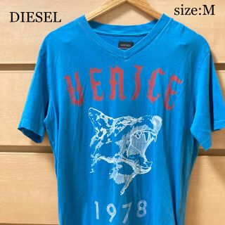 ディーゼル(DIESEL)の【複数割】ディーゼル　DIESEL 半袖カットソー　青緑　Mサイズ(Tシャツ/カットソー(半袖/袖なし))