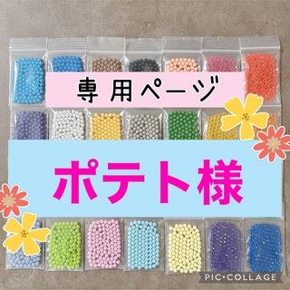 エポック(EPOCH)のアクアビーズ☆100個入り×10袋（ポテト様）(知育玩具)