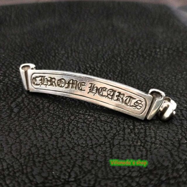 極美品】クロムハーツ ロゴ リベット スクロールラベル | bombaytools.com