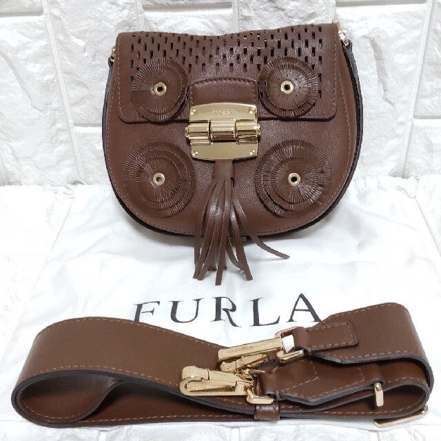 FURLA フルラ ショルダーバッグ ハンドバッグ 2way 保存袋付き 【破格
