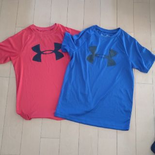 アンダーアーマー(UNDER ARMOUR)のサッカー　ウェア　シャツ　アンダーアーマー　２枚セット 　150(ウェア)