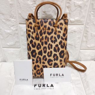 フルラ(Furla)のFURLA フルラ ショルダーバッグ ヒョウ柄 レオパード 保存袋 カード付き(ショルダーバッグ)