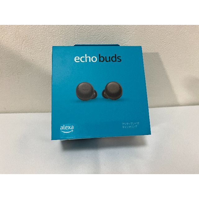 【新品】Echo Buds 第２世代　エコーバッズ　ブラック スマホ/家電/カメラのオーディオ機器(ヘッドフォン/イヤフォン)の商品写真