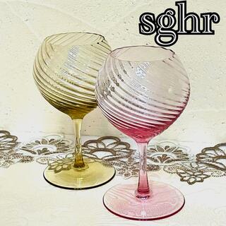 Sghr - 【未使用】sghr スガハラ　ブエノ　ワイングラス モール　2個セット
