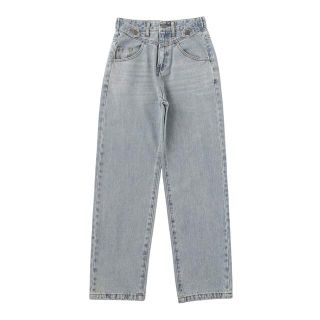 アリシアスタン(ALEXIA STAM)のaclent Front design loose tapered jeans(デニム/ジーンズ)