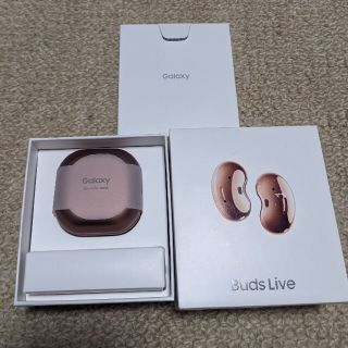 サムスン(SAMSUNG)の【２個セット専用】Galaxy Buds Live Mystic Bronz(ヘッドフォン/イヤフォン)