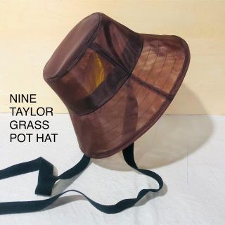 ノートエシロンス(note et silence)の【美品】【NINE TAYLOR】グラスポットハット(ハット)