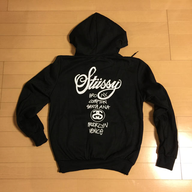 stussy パーカー　限定品色柄レッドred