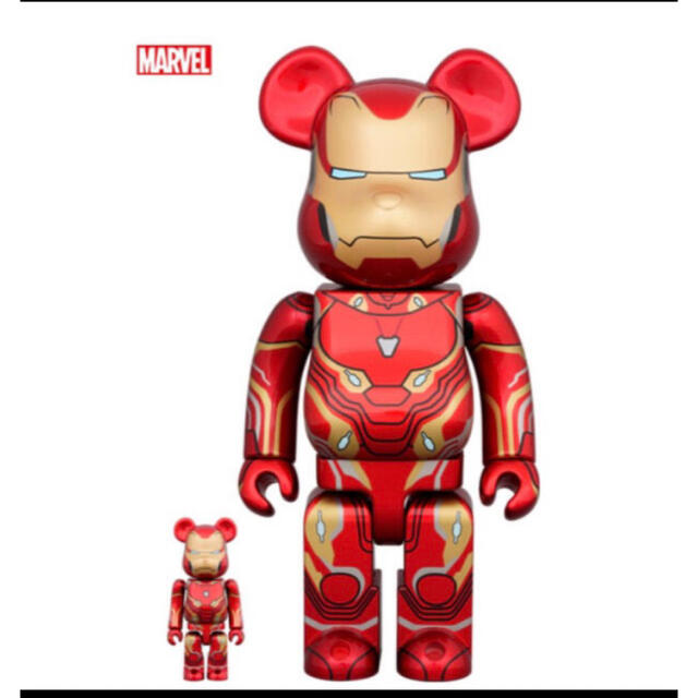 BE@RBRICK IRON MAN MARK 50 100％ & 400％フィギュア