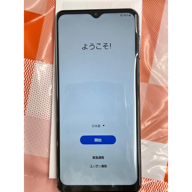 Galaxy(ギャラクシー)の夏休み！新品未使用Galaxy A32 5Gオーサムブラック 64 GB au  スマホ/家電/カメラのスマートフォン/携帯電話(スマートフォン本体)の商品写真