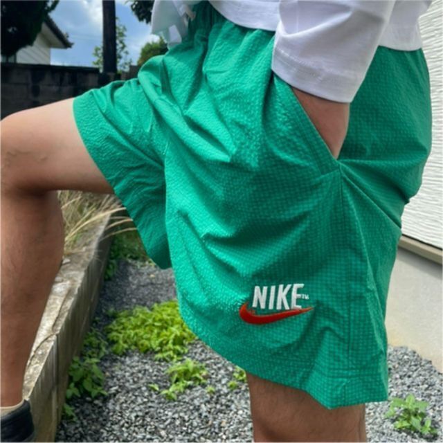 NIKEナイキ メンズ ショートパンツ グリーン 緑 M ハーフパンツ