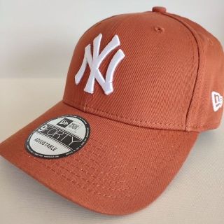 ニューエラー(NEW ERA)の【新品】New Era ニューエラ NY ヤンキース キャップ（オレンジ）(キャップ)