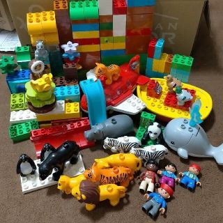 レゴ(Lego)の【美品】LEGO  デュプロ  動物世界一周セット(積み木/ブロック)