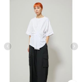 ヘリンドットサイ(HeRIN.CYE)のFront tuck T-shirt(Tシャツ(半袖/袖なし))