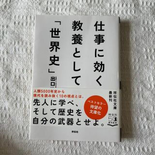 仕事に効く教養としての「世界史」(ノンフィクション/教養)