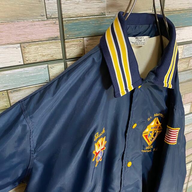 USA製】WEST WIND ベースボールジャンパー スタジャン 刺繍ロゴ USA製】WEST WIND ベースボールジャンパー スタジャン 刺繍ロゴ