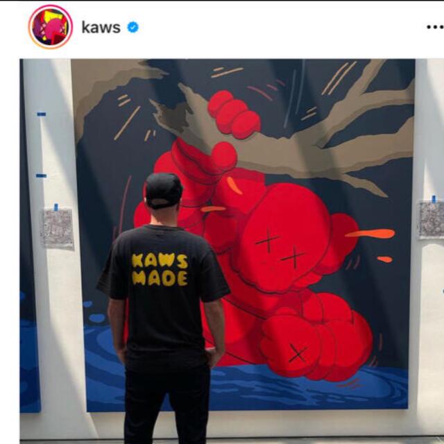 kaws × humanmade t-shirt 2XL BLACK