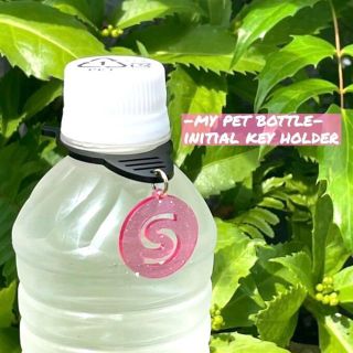 【送料無料】マイペットボトル イニシャルキーホルダー ピンクVer. (キーホルダー/ストラップ)