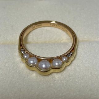 受発注品 タサキ リキッドスカルプチャー リング 13.5号 K18 美品 リング