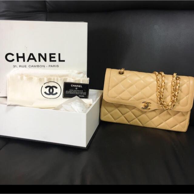 CHANEL(シャネル)の美品  CHANEL  パリ限定Wフラップマトラッセ レディースのバッグ(ショルダーバッグ)の商品写真