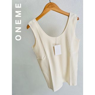 カスタネ(Kastane)の新品 ONEME オーガニックコットンリブタンクトップ 日本製(タンクトップ)