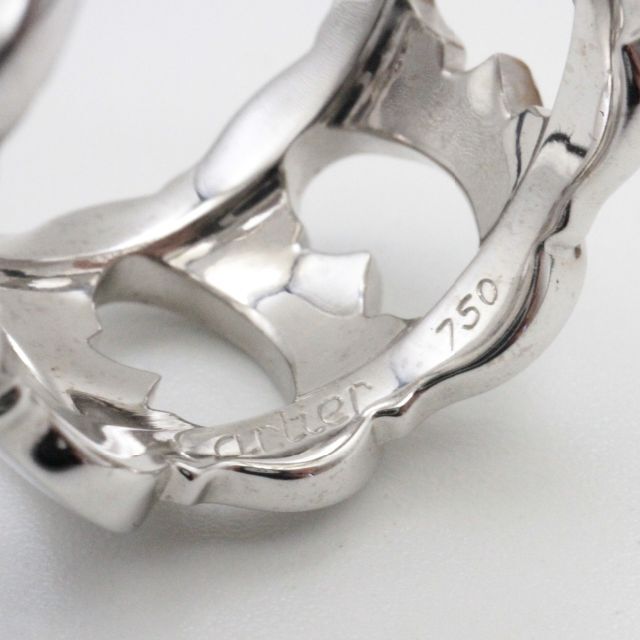 Cartier(カルティエ)のカルティエ Cドゥダイヤモンドリング750/K18WG【超美品】 レディースのアクセサリー(リング(指輪))の商品写真