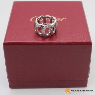 カルティエ(Cartier)のカルティエ Cドゥダイヤモンドリング750/K18WG【超美品】(リング(指輪))