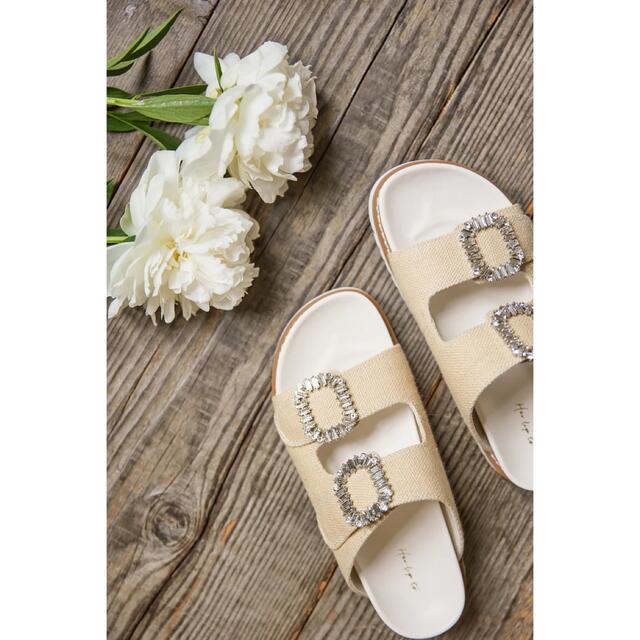 Herlipto Double Strap Crystal Sandals