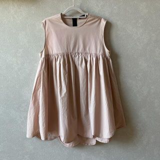 バーニーズニューヨーク(BARNEYS NEW YORK)のYOKO CHAN♡ヨーコチャン♡ピンクベージュ♡ブラウス38(シャツ/ブラウス(半袖/袖なし))