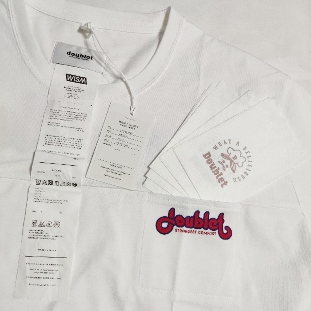 doublet × WISM ファミレスTシャツ M 白 ホワイト 通販2550円引き www ...