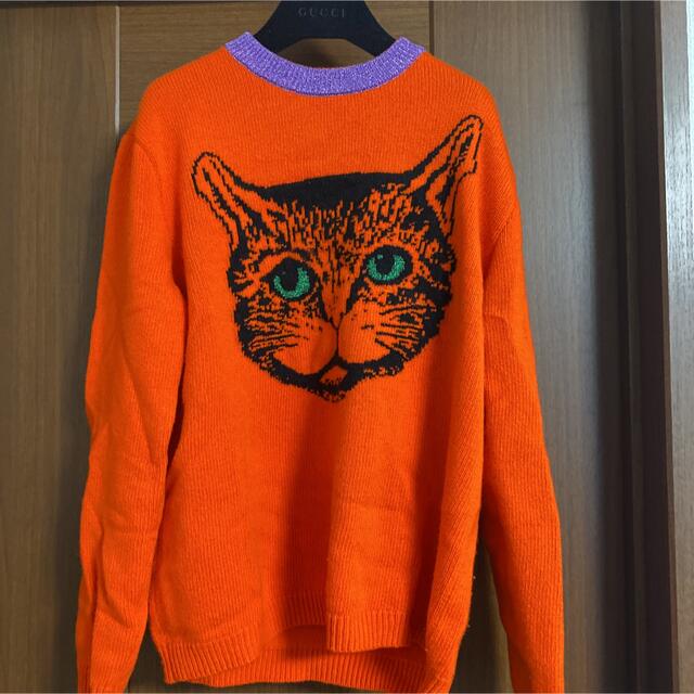 Gucci(グッチ)のGucci CAT ニットセーター　いまだけ値下げ中 レディースのトップス(ニット/セーター)の商品写真